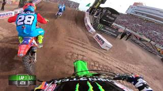 GoPro Adam Cianciarulo Main Event 2018 Monster Energy Supercross from Salt Lake City [upl. by Peters]