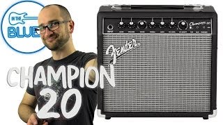 Fender Champion 20 Guitar Amplifier Review [upl. by Lehteb]