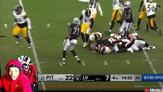 Steelers Are Scoring TOUCHDOWNS NOW Steelers vs Raiders Full Game Highlights reaction [upl. by Phillipe]