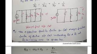 SINGLE TUNED AMPLIFIER DERIVATION FOR RESONANT FREQ  VOLTAGE GAIN  IMPEDENCE [upl. by Eamaj]