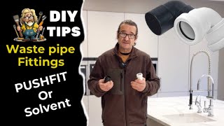 DIY tips SOLVENT waste vs PUSH fit which to use and why [upl. by Jamill]