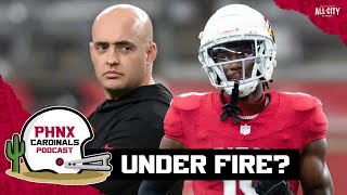 Arizona Cardinals OC Drew Petzing UNDER FIRE For Lack of Targets To Rookie WR Marvin Harrison Jr [upl. by Aivil]