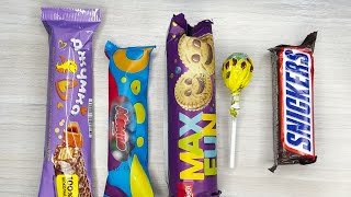 How to unpack Rainbow Lollipop and Sweets Cutting  Lollipops Unpacking  ASMR  Satisfying Video [upl. by Ennaylime944]