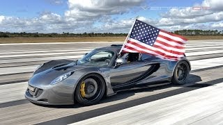 Worlds Fastest 27049 mph Hennessey Venom GT [upl. by Rediah696]