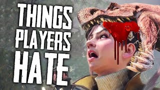 10 Things Monster Hunter World Players HATE [upl. by Son]