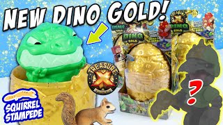 NEW Treasure X Dino Gold Armored Egg 2023 Hunter Figures Review [upl. by Ledah405]