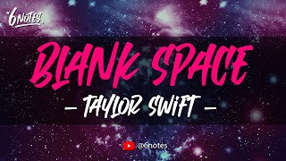 Taylor Swift  BLANK SPACE Karaoke Version [upl. by Hufnagel]