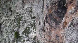 Via Ferrata Ra Gusela Dolomites [upl. by Adnaerb]