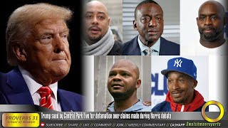 Trump Being Sued by Central Park Five for Lying on Them Again in a Worse Way During Harris Debate [upl. by Lad]