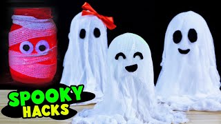 Learn to make 3 Simple amp Easy DIY Spooky Hacks  DIY Compilation by Hooplakidz How To [upl. by Goodill]