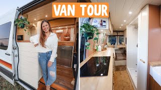 EPIC VAN TOUR FullTime living FULL of hidden features [upl. by Gnivre353]