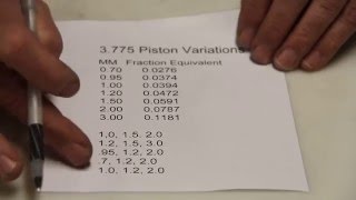 Pistons and Piston Ring Identification New Old Numbers for Replacement Rings Explained [upl. by Adnilav]