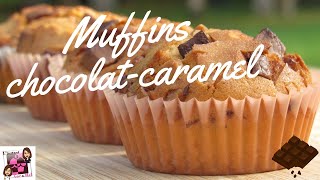 🍰RECETTE MUFFINS CHOCOLAT CARAMEL FACILE  LINSTANT CARAMEL [upl. by Hennessy]