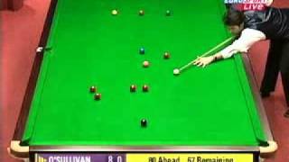 VERY NICE MAXIMUM 147 BREAK FROM THE MASTER RONNIE [upl. by Nhguavahs]