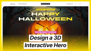 Design a 3D Interactive Website for Halloween [upl. by Nagirrek]