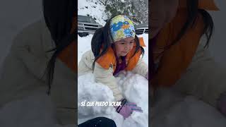 Sé que puedo volar 🎶 deja tu like 👍🏻 volar sequepuedovolar nieve frio [upl. by Aisak142]