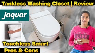 Jaquar Washing Closet Tankless  Smart Toilet  Tamil  Tankless Commode [upl. by Novihs]