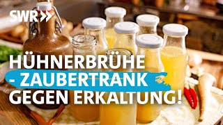 Selbst gemachte Hühnerbrühe – lecker und gesund  Koch ein [upl. by Lindbom]