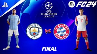 FC 24  Man City vs Bayern Munich  UCL Final 2025  Ft Savinho amp Joao Palhinha  PS5™ 4K60 [upl. by Gittel927]