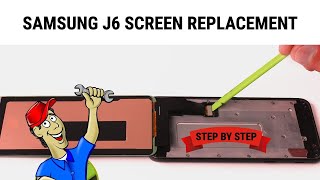 samsung j6 screen replacement [upl. by Virgin]