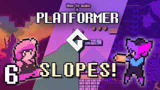 Gamemaker Slopes Tutorial Platformer Part 6 [upl. by Varini]