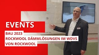 BAU 2023  ROCKWOOL Dämmlösungen im WDVS von ROCKWOOL [upl. by Elissa]