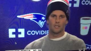 Tom Brady Deflategate Press Conference [upl. by Nahtannoj]