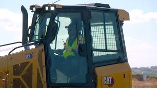 Cab Interior on the Next Generation Cat® D1 D2 and D3 Small Dozers [upl. by Holman]