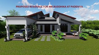 PROPOSED RESIDENCE FOR MR BUDDHIKA AT PADENIYA [upl. by Betthezel]