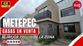 CASAS NUEVAS AL MEJOR PRECIO DE METEPEC [upl. by Lerrud]