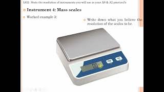 1 Resolution of instruments CCEA GCE AS amp A2 Physics [upl. by Latreese]