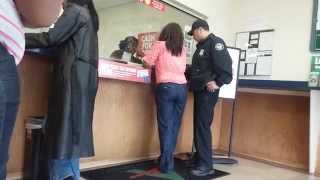 How To Get Arrested Lady gets arrested for check fraud at a check cashing store [upl. by Questa582]