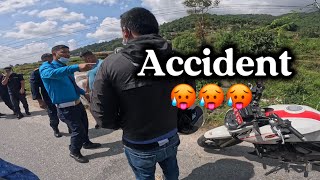 Accident vayexa  manxe hanyo bike le [upl. by Ryley541]