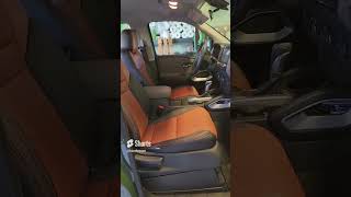 Katzkin 2022 Nissan Frontier Leather Seats Review customtrucks [upl. by Nilac]