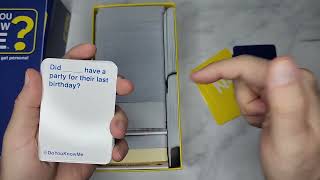 WHAT DO YOU MEME Do You Know Me The Party Game That Puts You in The Hot Seat Adult Card Game Review [upl. by Batty612]