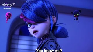 ENG SUB IDENTITY REVEAL SCENE  MIRACULOUS SHADYBUG AND CLAW NOIR [upl. by Larkin]