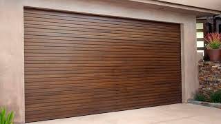 Modern Wood Garage Doors Los Angeles [upl. by Say]