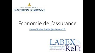 économie de lassurance  cours 1 [upl. by Behlau210]