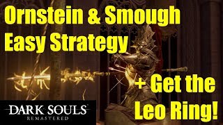 Ornstein and Smough Easy Strategy Dark Souls Remastered [upl. by Atiuqes]