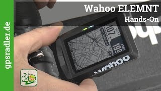 Wahoo ELEMNT im Hands On deutsch [upl. by Chalmer]