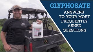 Glyphosate  Roundup  Answers to the most common questions like how soon can I plant [upl. by Schnell]