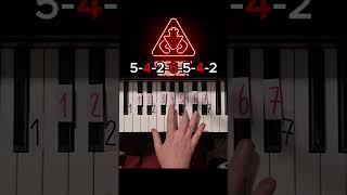 Daycare Theme FNAF Security Breach Piano Tutorial shorts [upl. by Blum]