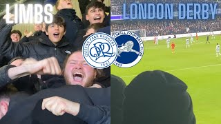 LIMBS IN THE LONDON DERBY AS QPR SMOKE MILLWALL 20 [upl. by Danila]