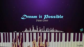 Jane ZhangDream it Possible Piano Cover Instrumental [upl. by Laira]