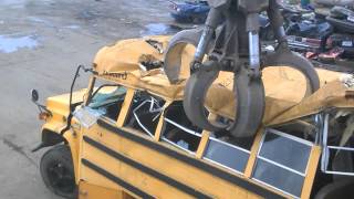 tearing apart a school bus [upl. by Ybloc]