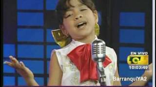 SALOME niña cantante de 8 años sorprendente quotme gustas muchoquot [upl. by Sink468]