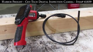 3 Harbor Freight  CenTech Digital Inspection Camera  Item 61839 [upl. by Harwilll]