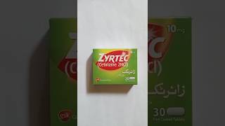 Zyrtec  Cetirizine  10 mg Tablets price [upl. by Erlewine140]