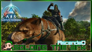 Dire Wolf and Argent Taming Soloing the Ark Ascended 20 [upl. by Adyol359]