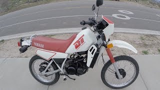 Yamaha DT50 Test Ride amp Top Speed Run 1988 model [upl. by Dougy84]